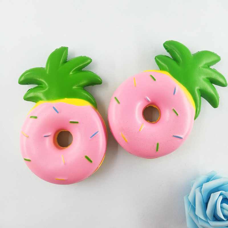 Pineapple Donut Slow Rising Squishy Fidget Toy for Kids Adults