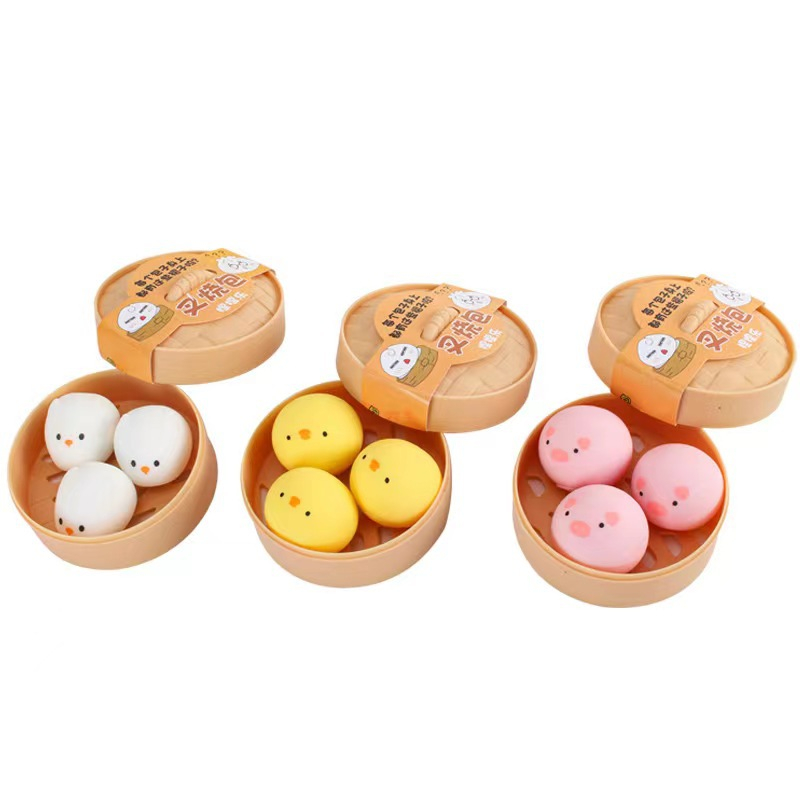 Soft Cute Buns Squishies Lovely Toy Stress Relief Squishy Squeeze for Child Gift