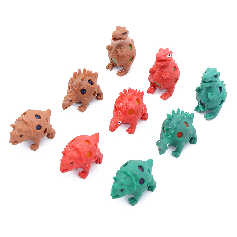 Dinosaur Squeeze Balls Anti Stress Squishy Multicolored Hand Exercise