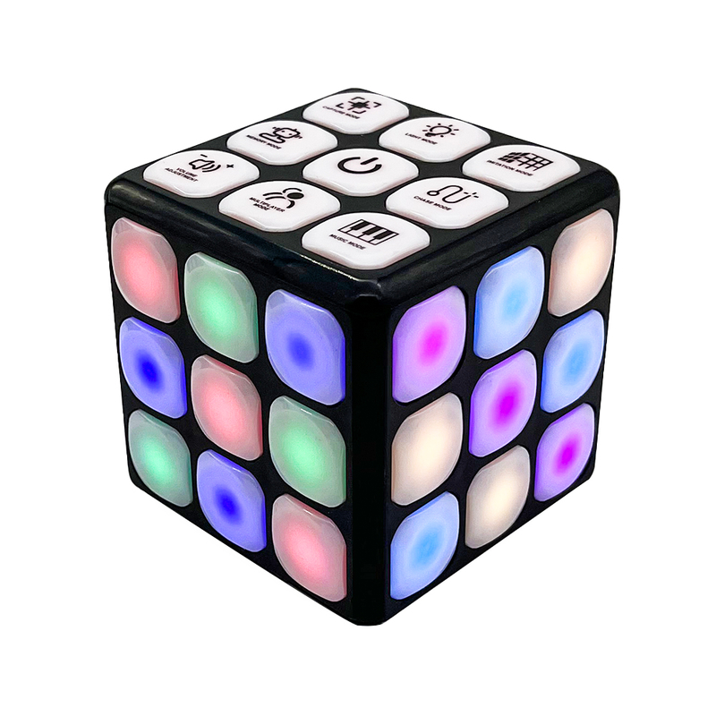Flashing Cube Lighting Up Electronic Memory Brain Game