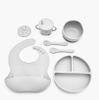 Silicone Baby Feeding Kit Tableware Eating Supplies Set BPA Free