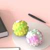 Pop Ball Silicone 3D Stress Relief Rotating LED Light up