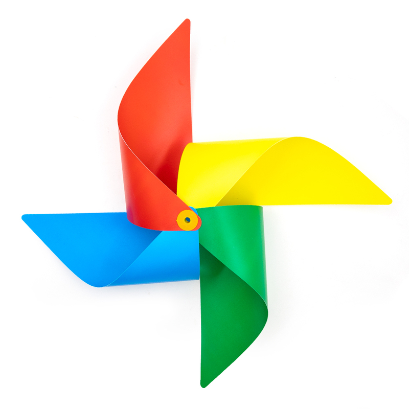 Windmills for garden 4 Leaves Pinwheels Wind Mills Spinners Windproof