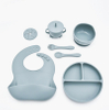 Silicone Baby Feeding Kit Tableware Eating Supplies Set BPA Free