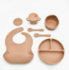 Silicone Baby Feeding Kit Tableware Eating Supplies Set BPA Free