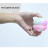 Pop Ball Silicone 3D Stress Relief Rotating LED Light up