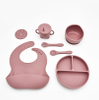 Silicone Baby Feeding Kit Tableware Eating Supplies Set BPA Free
