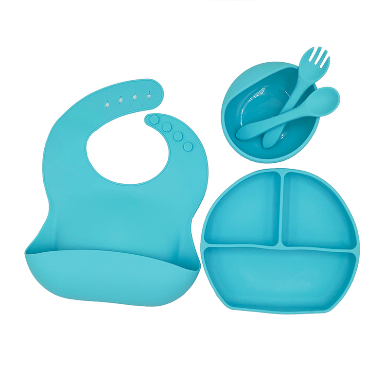 Silicone Baby Feeding Set for Toddlers Children Tableware