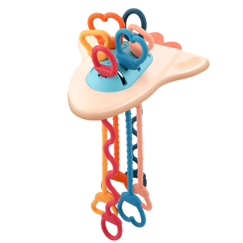 Silicone Teething Toys for Babies 0-6 Months Infant Rattles