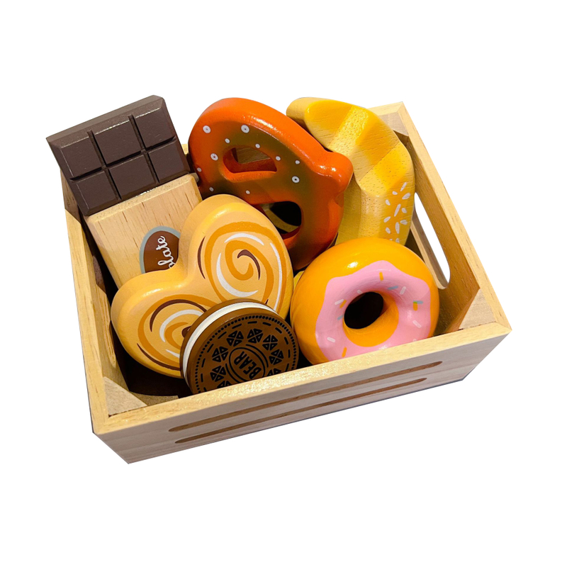 Wooden Food Pretend Play Toy Food Play Kitchen Accessories
