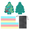 Christmas Tree Fidget Toys Sensory Activity Board Silicone Calm Down Toy