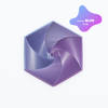 Fractal Fidget Hexagon 3D Printed Infinity Cube Sensory Toys