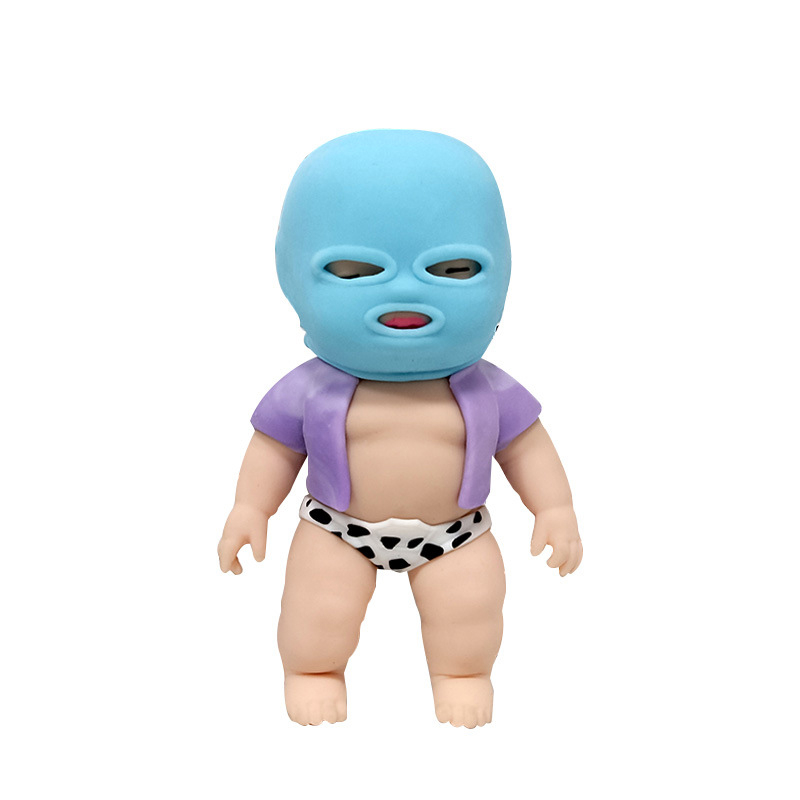 Squeeze Baby Doll with Makeup DIY Toy Squishy Stress Relief