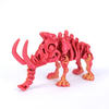 3D Printed Articulated Mammoth Statue Skeleton Halloween Toy for Home Decoration