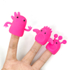 Finger Puppets Toys Cute Monster Puppet Soft Rubber Finger Doll