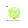 Pop Ball Silicone 3D Stress Relief Rotating LED Light up