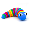 Rainbow Sensory Slug Fidget Toy for Kids Adults Decompression Fun