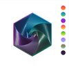 Fractal Fidget Hexagon 3D Printed Infinity Cube Sensory Toys