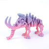 3D Printed Articulated Mammoth Statue Skeleton Halloween Toy for Home Decoration