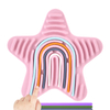 Sensory Activity Board Pentagram Double Side Silicone for Anxiety Relief Stress