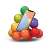 Sensory Fidget Toys Rainbow Ball Stress Relief Desk Toys