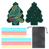 Christmas Tree Fidget Toys Sensory Activity Board Silicone Calm Down Toy