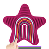 Sensory Activity Board Pentagram Double Side Silicone for Anxiety Relief Stress