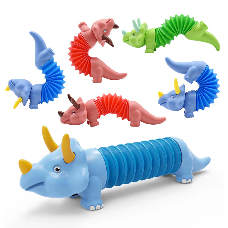 Animal Pop Tubes Sensory Toys for Children Gift