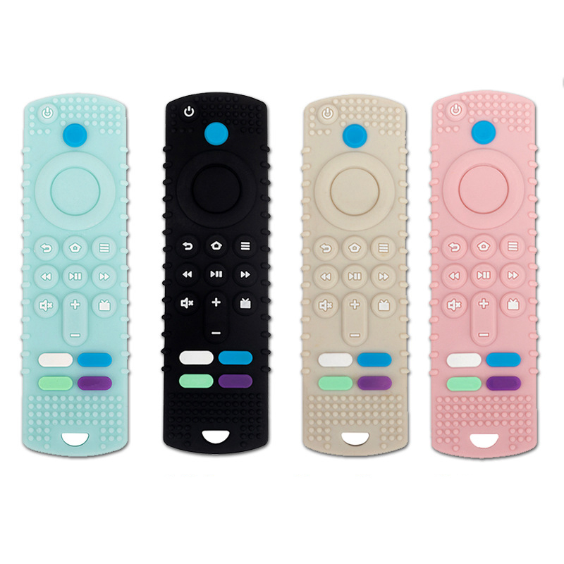 Remote Control Shape Silicone Baby Teething Chew Toys