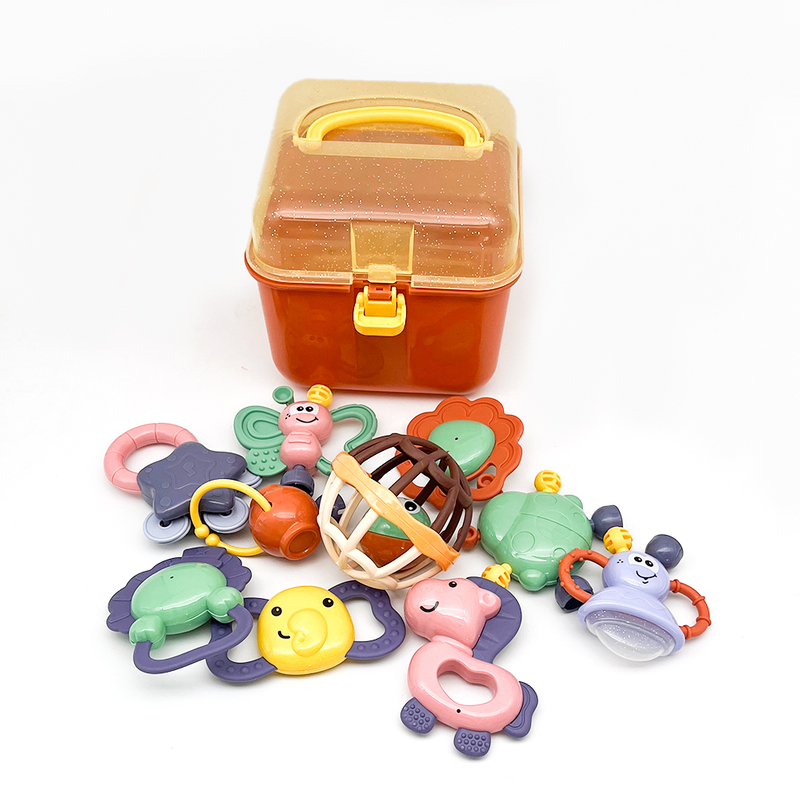 Baby Rattles Set Teething Toys for 0-6 Months Infant
