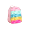 Large Pop Fidget Backpack Pop It School Bag Cute Kids
