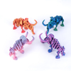 3D Printed Articulated Mammoth Statue Skeleton Halloween Toy for Home Decoration