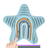 Sensory Activity Board Pentagram Double Side Silicone for Anxiety Relief Stress