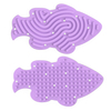 Fish Shaped Sensory Activity Board Toy for Kids Silicone Fidget Toy