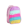 Large Pop Fidget Backpack Pop It School Bag Cute Kids