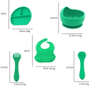 Silicone Baby Feeding Set for Toddlers Children Tableware