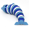 Shark Dolphin Fidget Slug Toy 3D Articulated Stretch