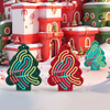 Christmas Tree Fidget Toys Sensory Activity Board Silicone Calm Down Toy