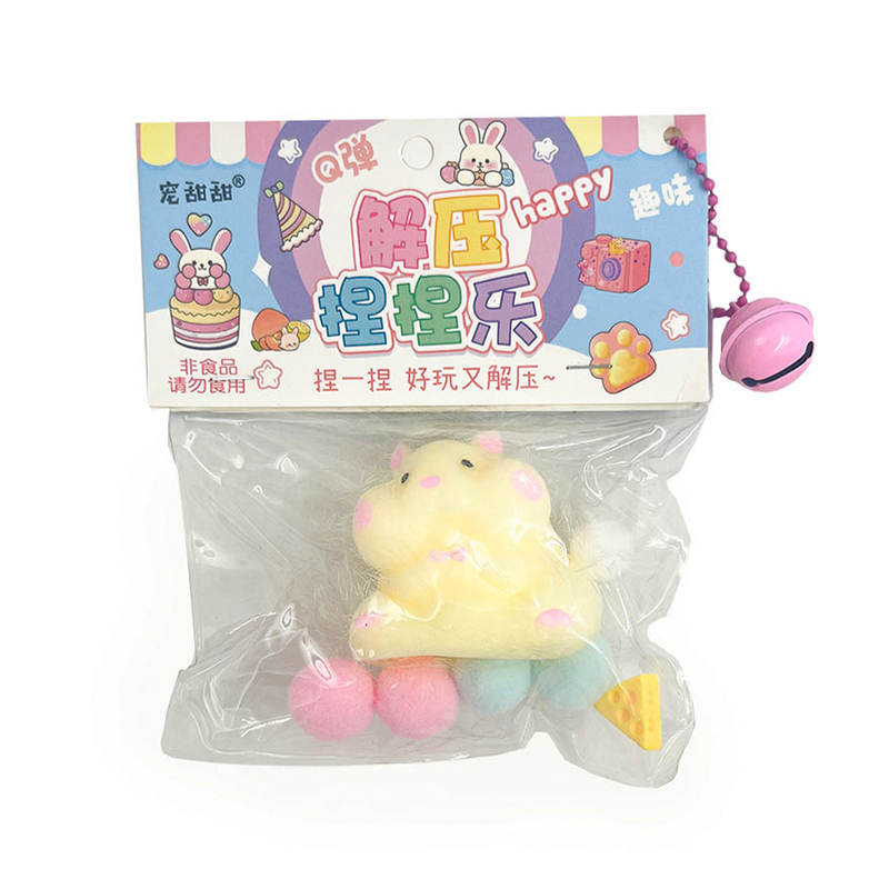 Squishy Hamster Soft Tactile Hamster Stress Relief Toys Fidget Squeeze Toys
